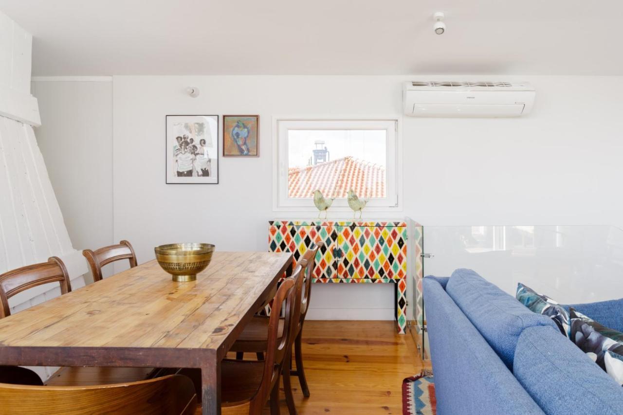 Amazing Rooftop Terrace With River And Historic City View 4 Bedrooms 4 Bathrooms Ac 19Th Century Building Chiado Lisboa Eksteriør billede