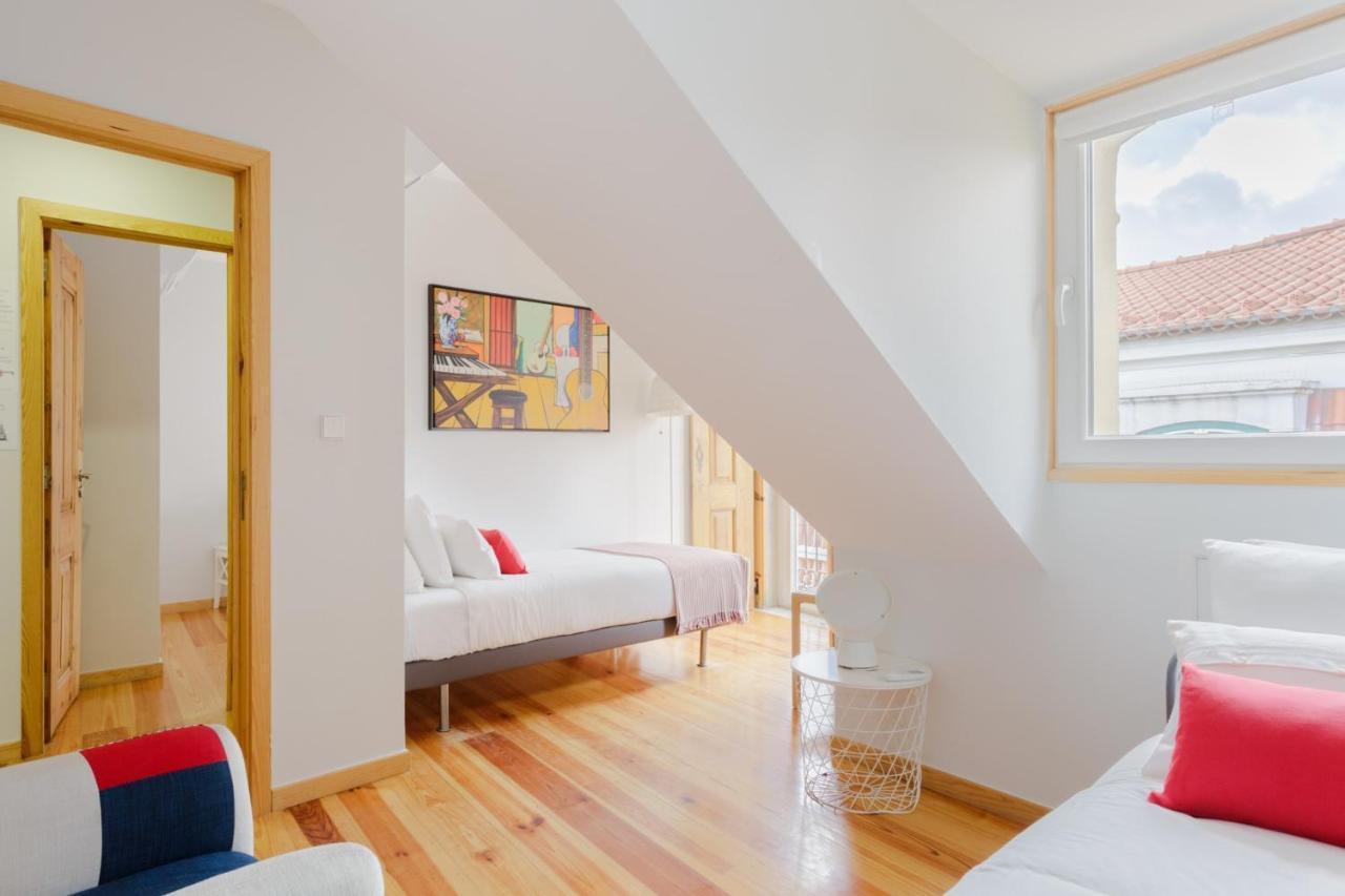 Amazing Rooftop Terrace With River And Historic City View 4 Bedrooms 4 Bathrooms Ac 19Th Century Building Chiado Lisboa Eksteriør billede