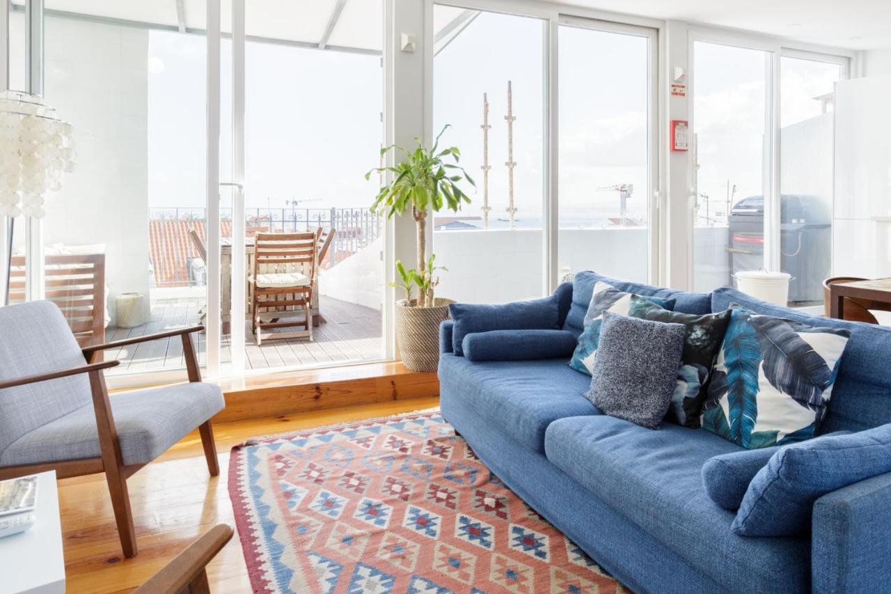 Amazing Rooftop Terrace With River And Historic City View 4 Bedrooms 4 Bathrooms Ac 19Th Century Building Chiado Lisboa Eksteriør billede