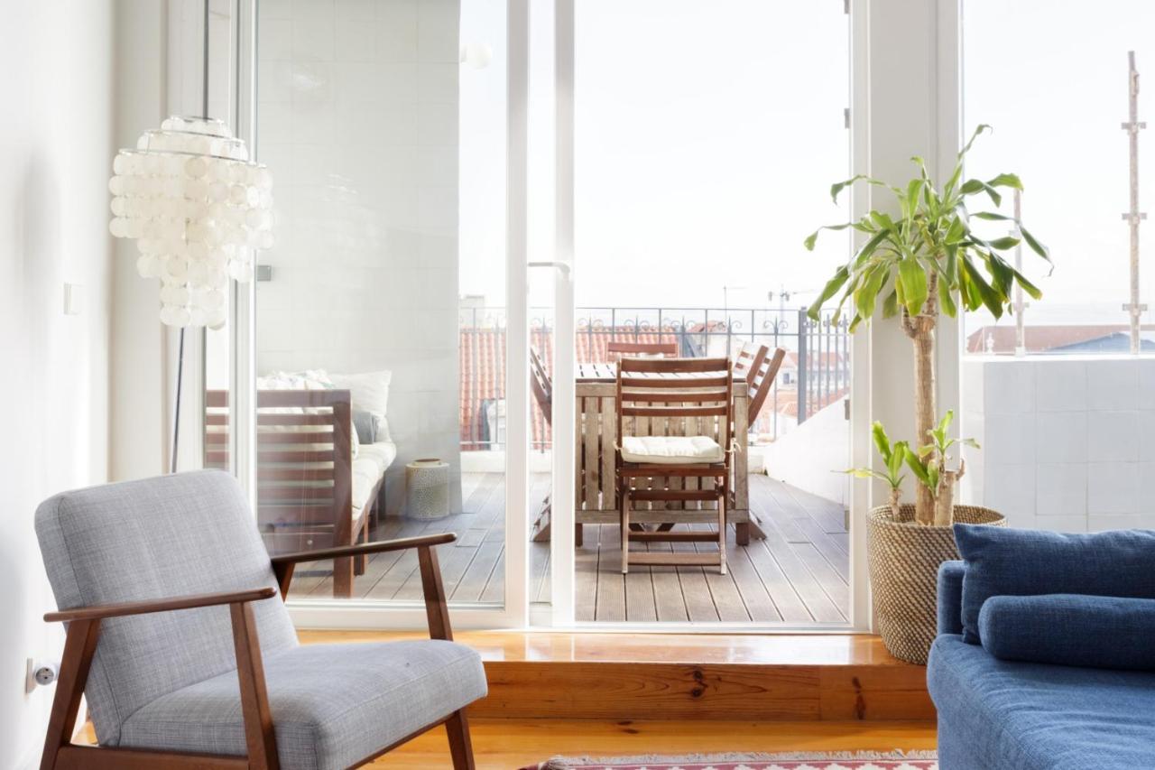 Amazing Rooftop Terrace With River And Historic City View 4 Bedrooms 4 Bathrooms Ac 19Th Century Building Chiado Lisboa Eksteriør billede